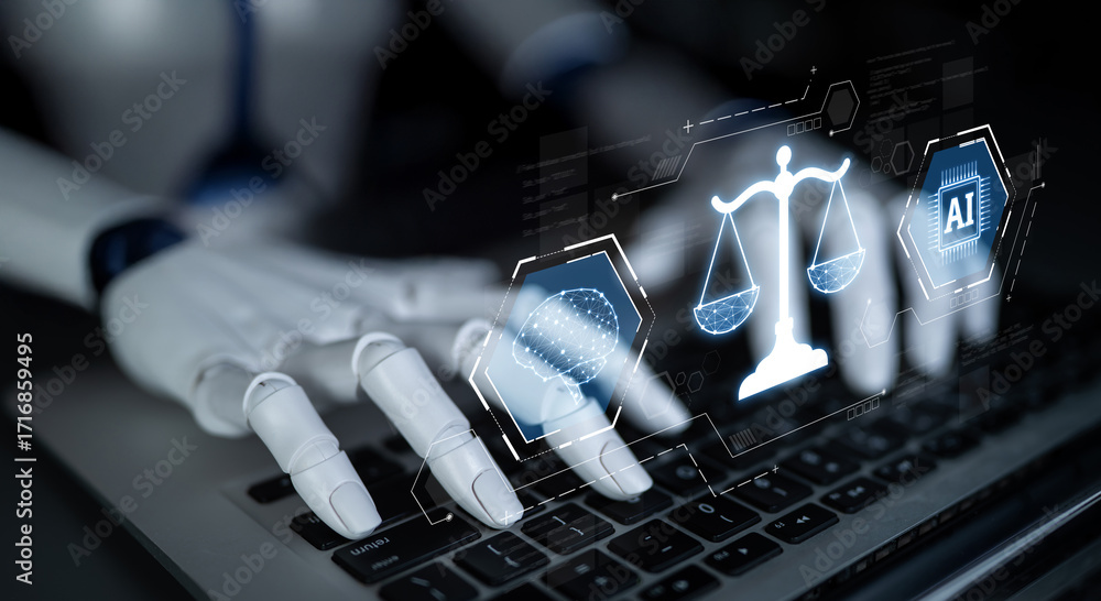 Poster ai ethics ensures fairness, transparency, and responsibility in intelligent systems, guiding safe an
