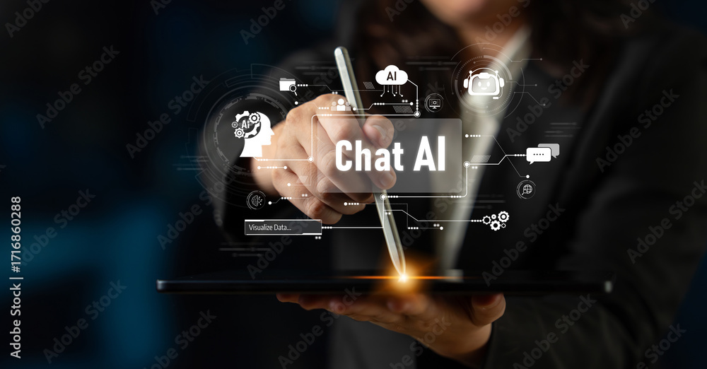 Poster ai chatbot using prompt engineering and llm deep learning delivers explainable generative ai for sma
