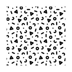 black and white abstract Pattern design