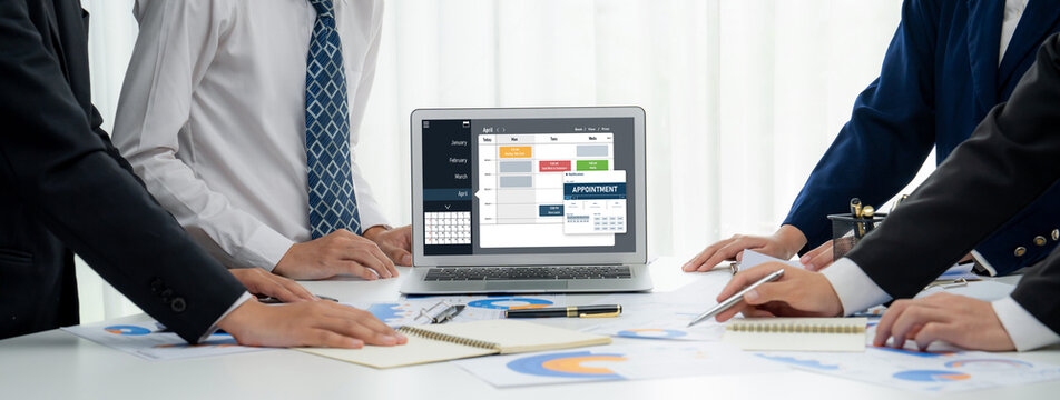 Online applointment booking calendar for brisk regristration on the internet website