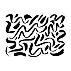 black and white abstract Pattern design