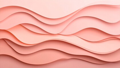 Abstract Pink Wave Pattern Background