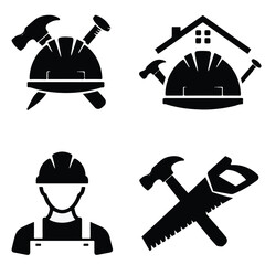 Building construction logo. Suitable for your visual needs. 