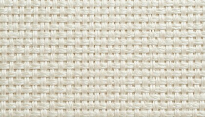 Cream Colored Evenly Woven Fabric Texture