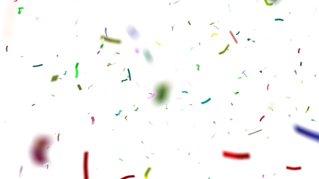 Colorful Confetti PNG Transparent Background for party celebration designs, festival invitations, birthday flyers, wedding decor, and digital overlays. Add vibrant and festive vibes to your photos, 