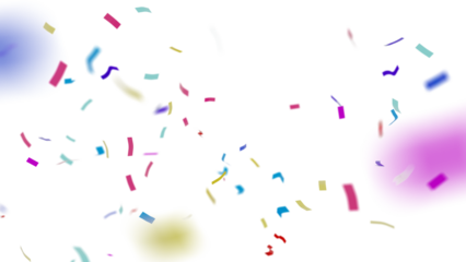 Festival Confetti Explosion Transparent for party celebration designs, festival invitations, birthday flyers, wedding decor, and digital overlays. Add vibrant and festive vibes to your photos, videos,