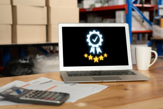 Online product certification, marking a key achievement. Demonstrates commitment to quality and trustworthiness by having product certification passed. brisk