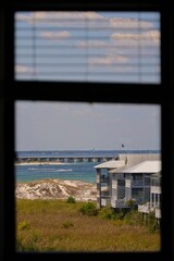 A sunny day looking out over the emerald waters of Destin, Florida