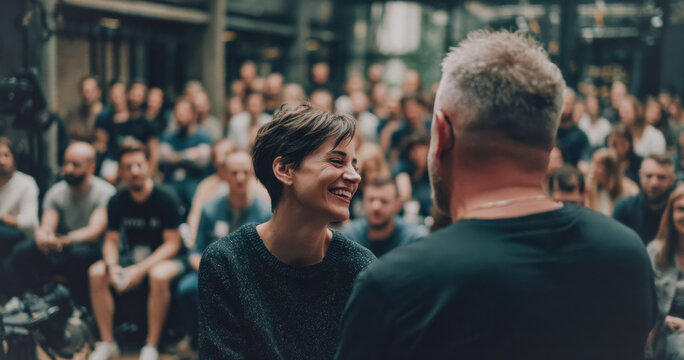 A diverse group of professionals of different ethnicities and backgrounds, working together in a harmonious and inclusive office environment.