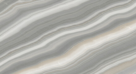 Obraz premium Luxurious gray agate texture with sweeping layered mineral bands