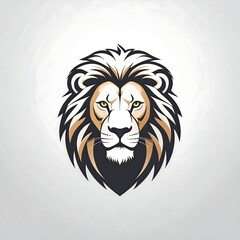 Lion head emblem