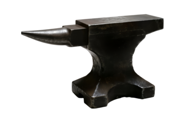 black anvil isolated concept clipping path png transparent background concepto aislado de yunque negro con trazado de recorte concept isolé d'enclume noire chemin de détourage
