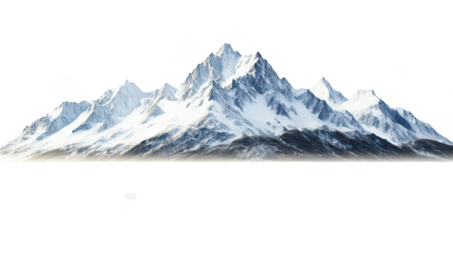 Majestic snow-capped mountains reflected in a tranquil lake under a clear sky. the serene beauty of nature. perfect for travel and landscape photography - Powered by Adobe