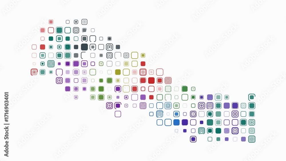 Poster nepal animated country shape. pulsating colored dots on the map of the country. large size rounded s