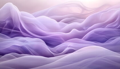 Obraz premium Lavender smoke wave creates a tranquil atmosphere.