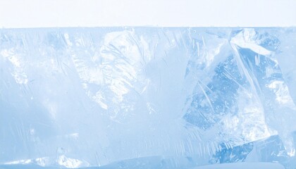 Abstract Blue Ice Texture Background