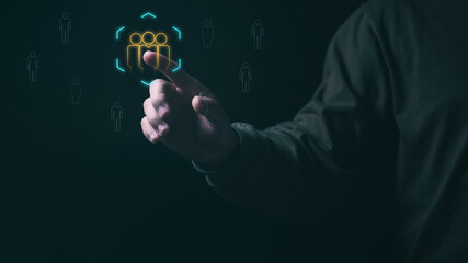 Recruiting and managing human resources with modern technology and innovation to align tasks and drive organizational success