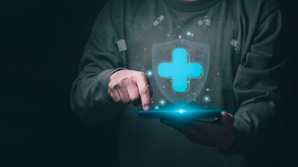 Healthcare technology and doctor consultation as digital medical innovation with telemedicine and medical research applications