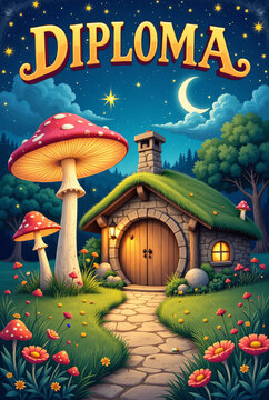 diploma for kids landscape