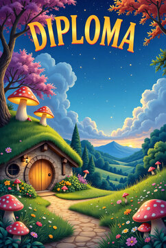 diploma for kids landscape