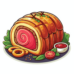 meat, food, traditional, slice, dinner, pastry, meal, beef, cooking, red, lunch, holiday, wellington, sauce, roasted, puff, recipe, steak, cut, fillet, stuffed, pie, christmas, ingredient, tradition, 