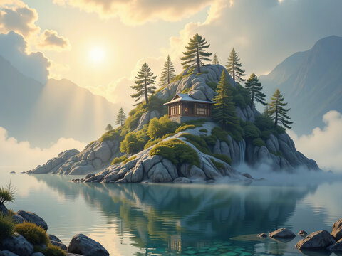 morning on the lake