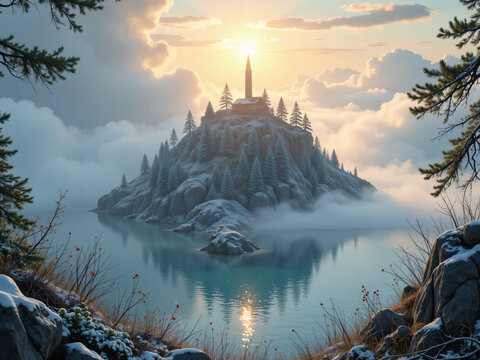 morning on the lake