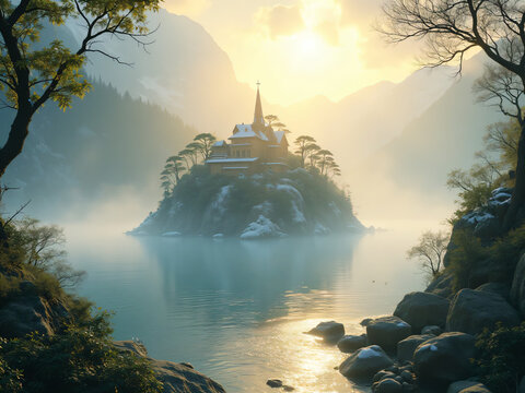 morning on the lake