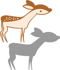 deer vector illustration