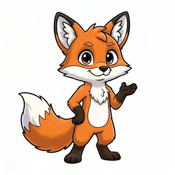 red fox cartoon