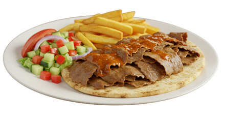 beef steak with vegetables