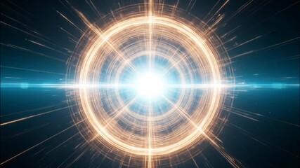 Abstract energy light burst explosion background futuristic science technology. seamless looping time-lapse animation video background - Powered by Adobe