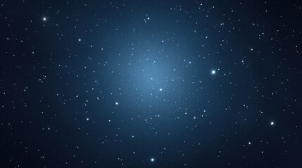 Fototapeta premium Captivating Night Sky Full of Stars with Deep Blue Background and White Celestial Bodies Sparkling in an Expansive Cosmic View for Space Enthusiasts