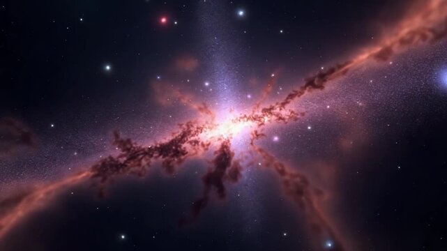 A stunning star cluster in the vastness of space