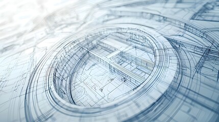 transparent architectural wireframe background featuring intricate overlapping lines and geometric shapes, illustrating futuristic design and digital structure concepts ideal for technology.