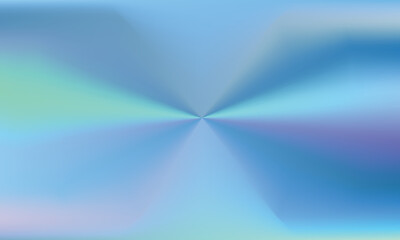 Soft flowing light blue and green waves create a smooth abstract digital background with a curved line pattern
