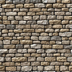 Fototapeta premium Stone Wall Texture Seamless Background