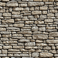 Fototapeta premium Stone Wall Texture Seamless Background