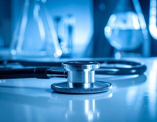 Medical Equipment in a Laboratory Setting.