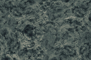 Textured dark gray smoke cloud abstract background