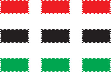 Creative graphic elements collection with diverse colors isolated on white background