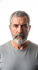 Obraz premium Serious Man Portrait Studio Shot.