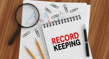 Business Record Keeping Financial Analysis Document Organization