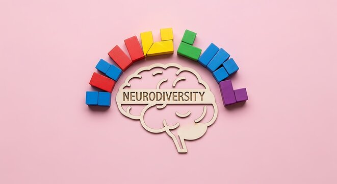 Celebrating Neurodiversity Brain Puzzle and Colors