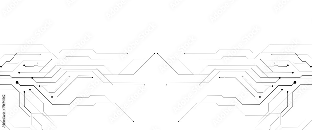Poster vector abstract technology background circuit board for web banner background