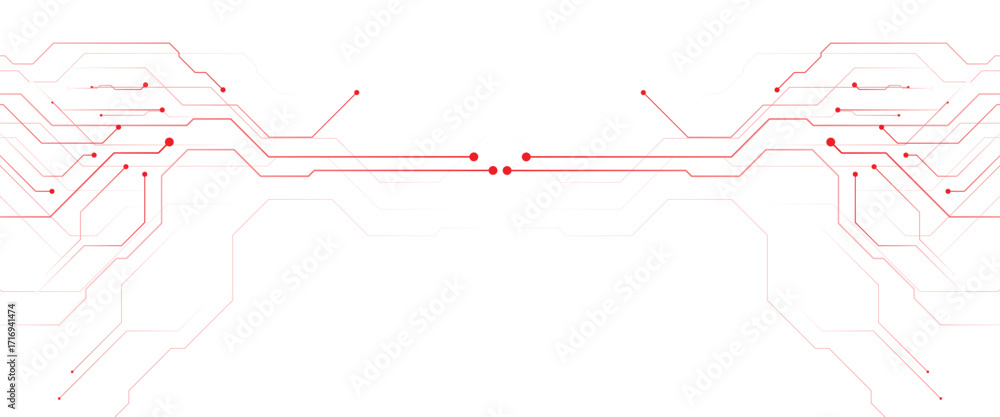 Poster Vector abstract technology background circuit board for web banner background	