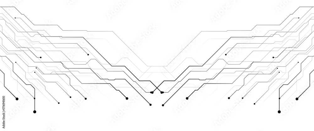 Poster vector abstract circuit technology business background of pattern with a circuit.