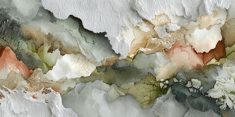 Obraz premium Abstract Watercolor Hope Background for Mental Wellness
