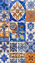 Colorful Decorative Tiles Design.
