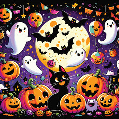 Halloween image vector